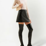 Minigonna Reedition con logo in nero Courrèges - donna 