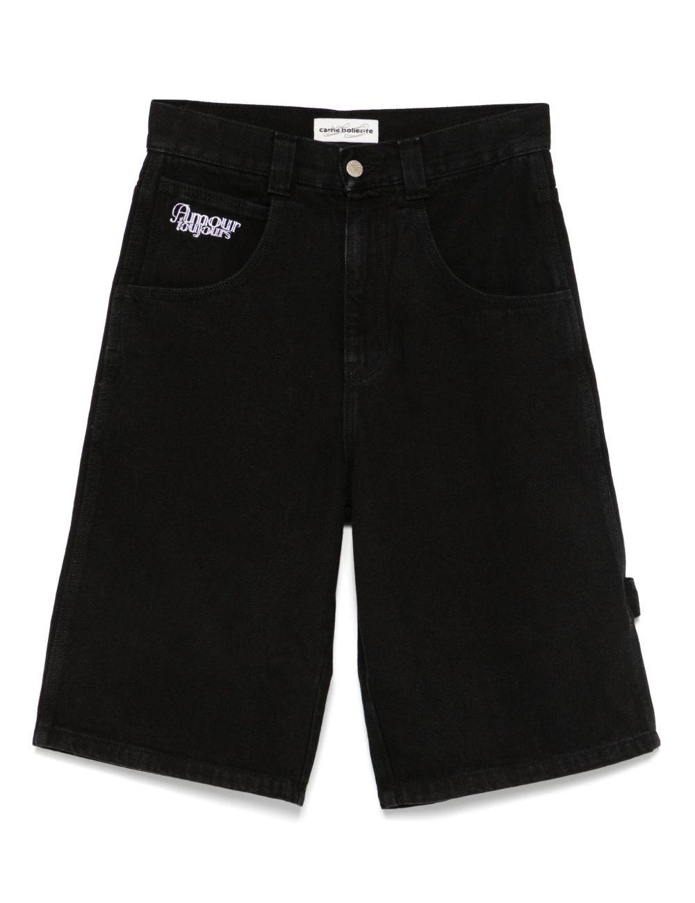 Shorts Cupid's Cheeks in nero Carne bollente - uomo 