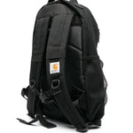 Zaino con applicazione in nero - unisex 