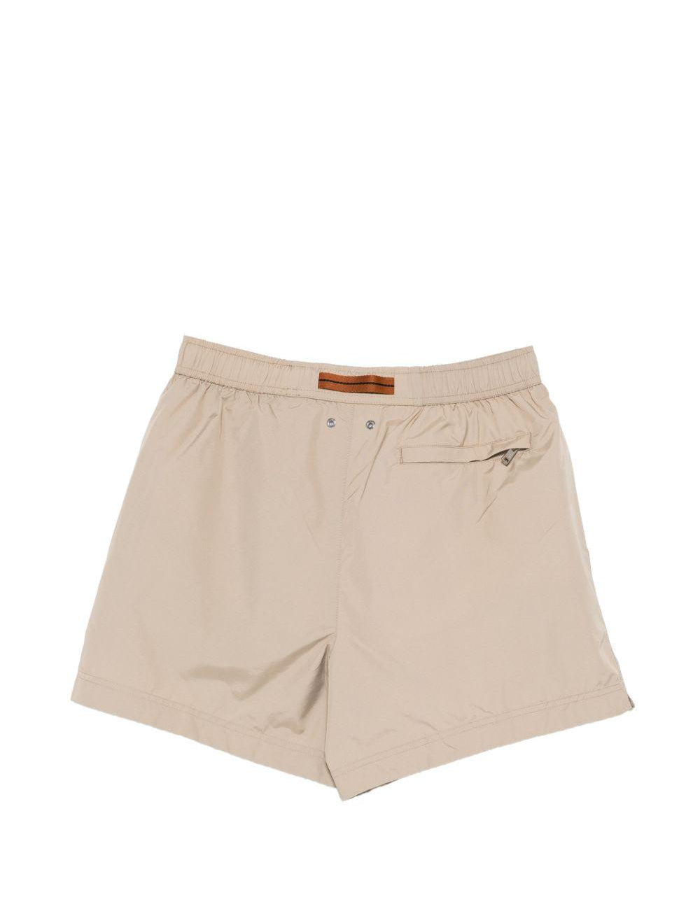 Costume da bagno con coulisse in beige Zegna - uomo 