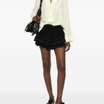Camicia in seta in giallo Forte forte - donna 