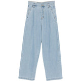 Jeans larghi penning in blu Dries van noten - uomo 