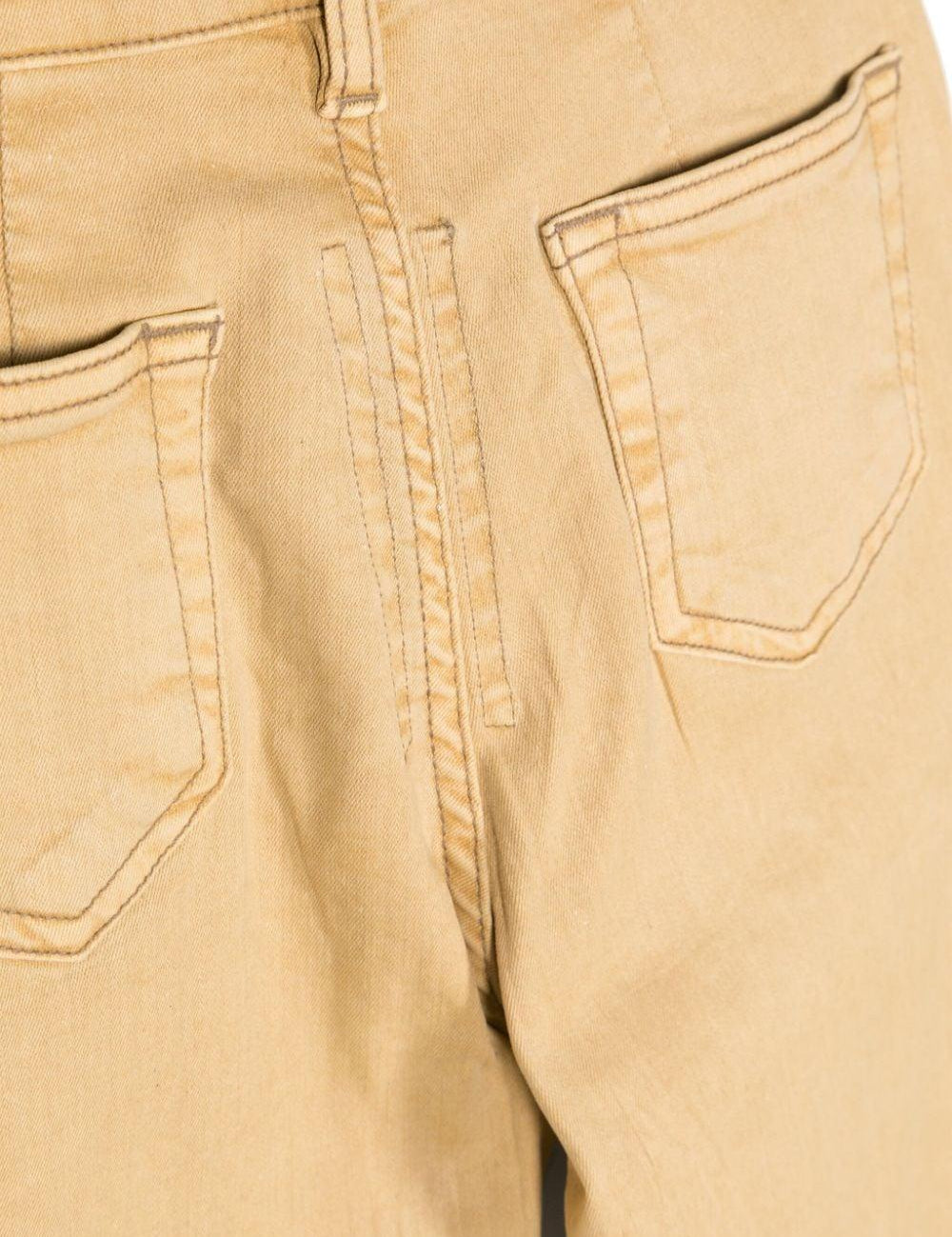 Jeans chino a gambata dritta in giallo - bambini 