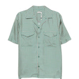 Camicia Clarke a fantasia verde Simkhai - uomo 