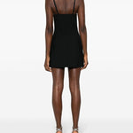 Abito nero dettaglio cut-out in nero - donna 