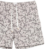 Pantaloncini da bagno con motivo geometrico in nero Eleventy - uomo 