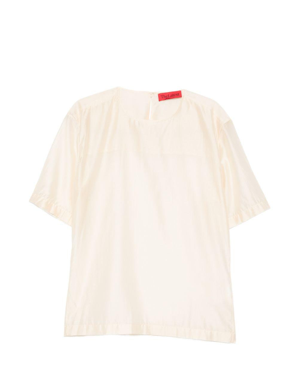 Camicetta a maniche corte Dean Dean in bianco The latest - donna 