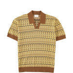 Polo con scollo a V in giallo Drole de monsieur - uomo 