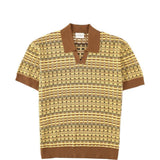Polo con scollo a V in giallo Drole de monsieur - uomo 