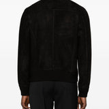 Giacca in pelle scamosciata in nero Salvatore santoro - uomo 