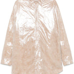 Camicia imbottita con finitura lucida carton tris in beige Dries van noten - uomo 