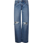 Jeans a cinque tasche con effetto vissuto in blu Levi's - donna 