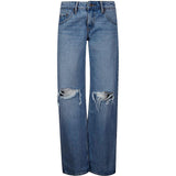 Jeans a cinque tasche con effetto vissuto in blu Levi's - donna 