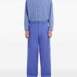 Pantaloni cargo con tasche in blu Marni - uomo 