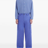 Pantaloni cargo con tasche in blu Marni - uomo 