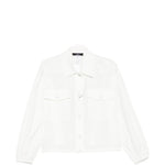 Giacca -camicia con tasche origano in bianco Maxmara weekend - donna 