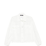 Giacca -camicia con tasche origano in bianco Maxmara weekend - donna 