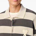 Cardigan ami de coeur con patch cuore in bianco Ami paris - uomo 