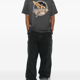 T-shirt con stampa grafica golden tour in grigio Represent - uomo 