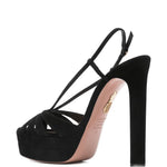 Sandali a tacco alto aimée in nero Aquazzura - donna 
