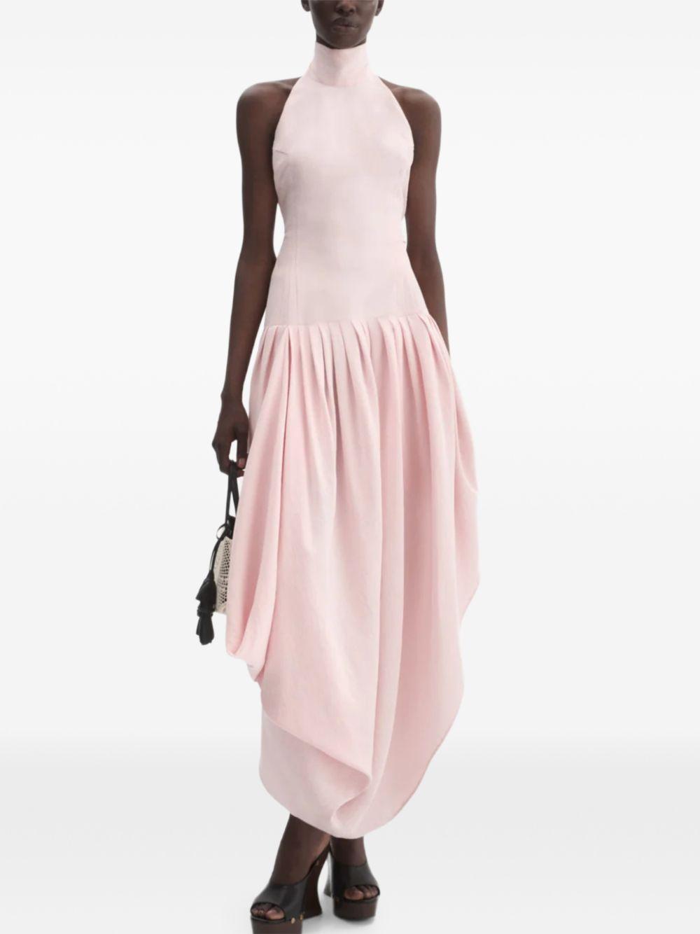Abito con gonna drappeggiata in rosa Magda butrym - donna 