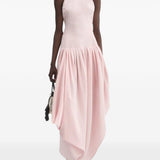 Abito con gonna drappeggiata in rosa Magda butrym - donna 