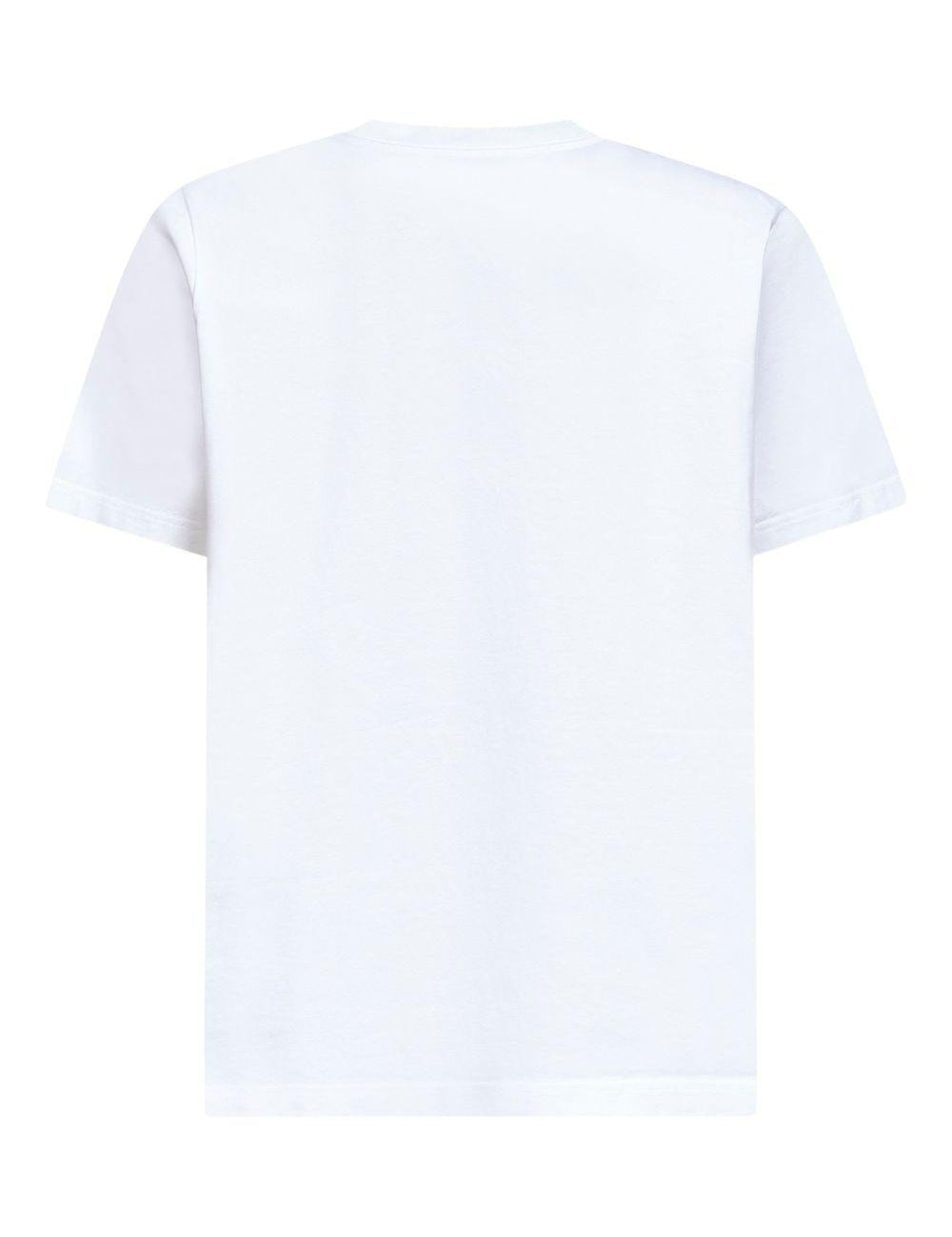 T-shirt con stampa in bianco Casablanca - uomo 