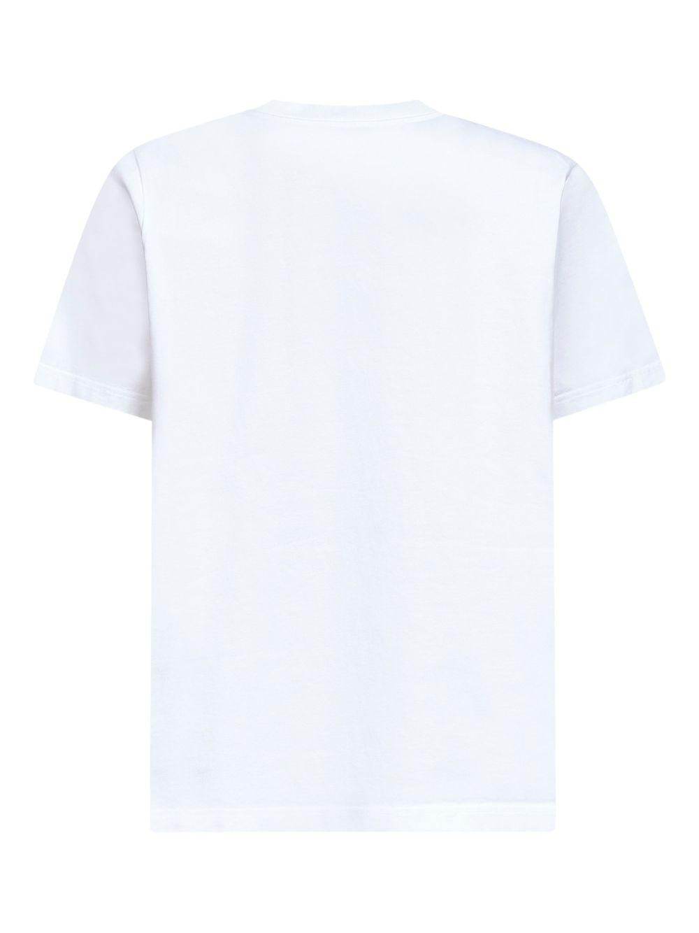 T-shirt con stampa in bianco Casablanca - uomo 