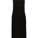 Maxi abito svasato  in nero di MAURIZIO MYKONOS - donna 