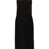 Maxi abito svasato  in nero di MAURIZIO MYKONOS - donna 