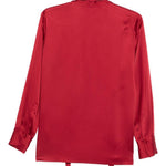 Blusa con collo lavallière in rosso Antonelli - donna 