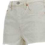 Shorts con frange 501 in bianco Levi's - donna 