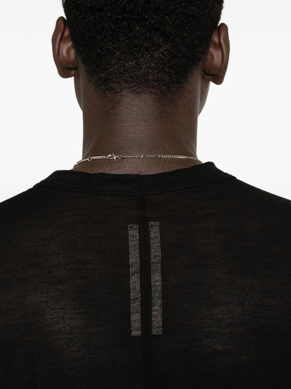 Top a maniche lunghe level ls t in nero Rick owens - uomo 