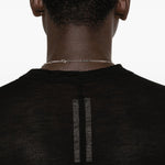 Top a maniche lunghe level ls t in nero Rick owens - uomo 