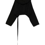 Felpa con cappuccio  in nero Rick owens drkshdw - donna 