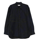 Camicia in viscosa croom in blu Dries van noten - uomo 