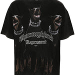 T-shirt Thoroughbred in nero Represent - uomo 