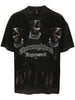 T-shirt Thoroughbred in nero Represent - uomo