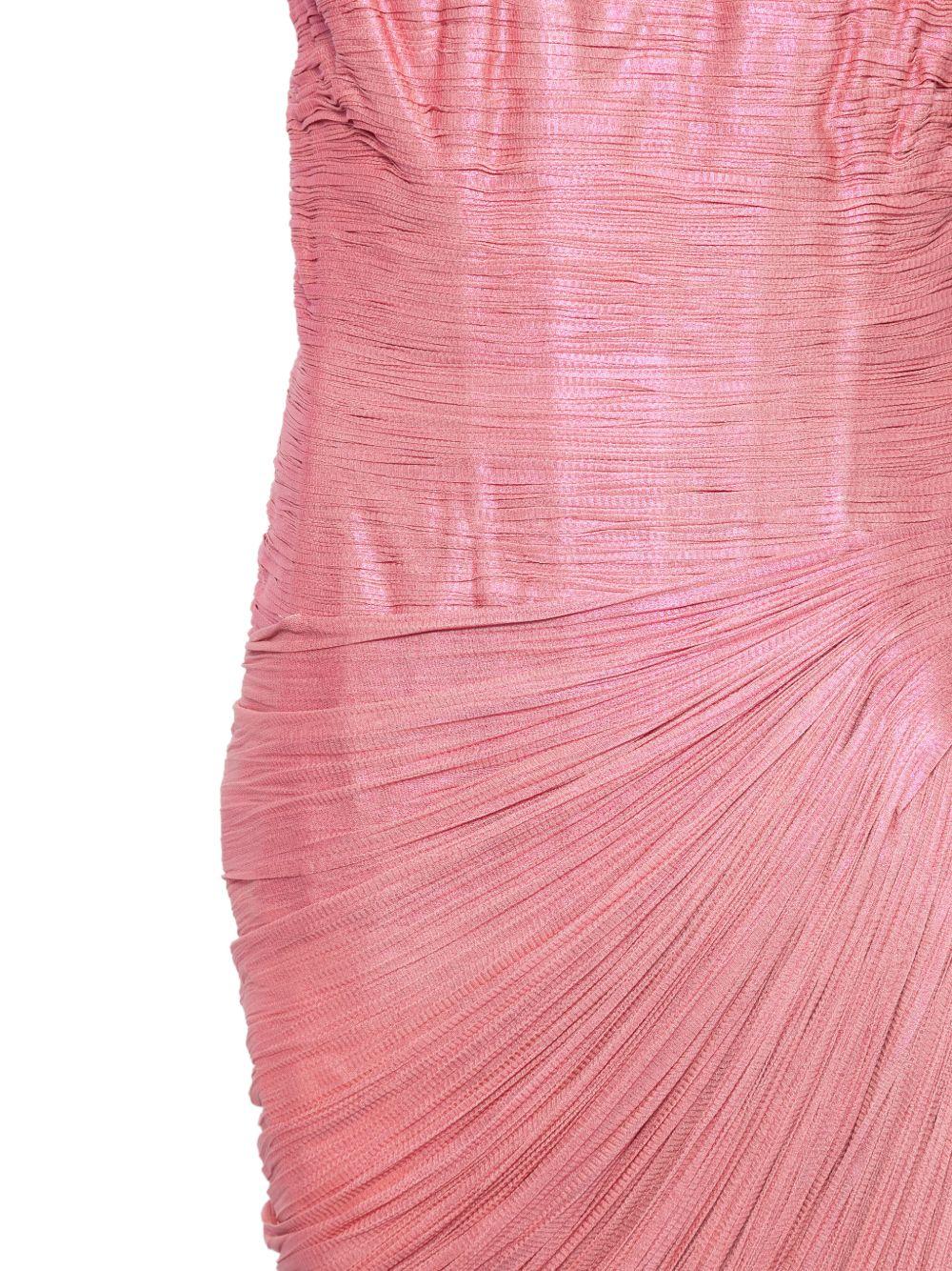 Abito midi senza spalline ruby in rosa Maria lucia hohan - donna 