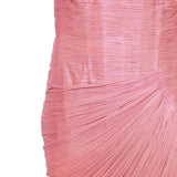 Abito midi senza spalline ruby in rosa Maria lucia hohan - donna 