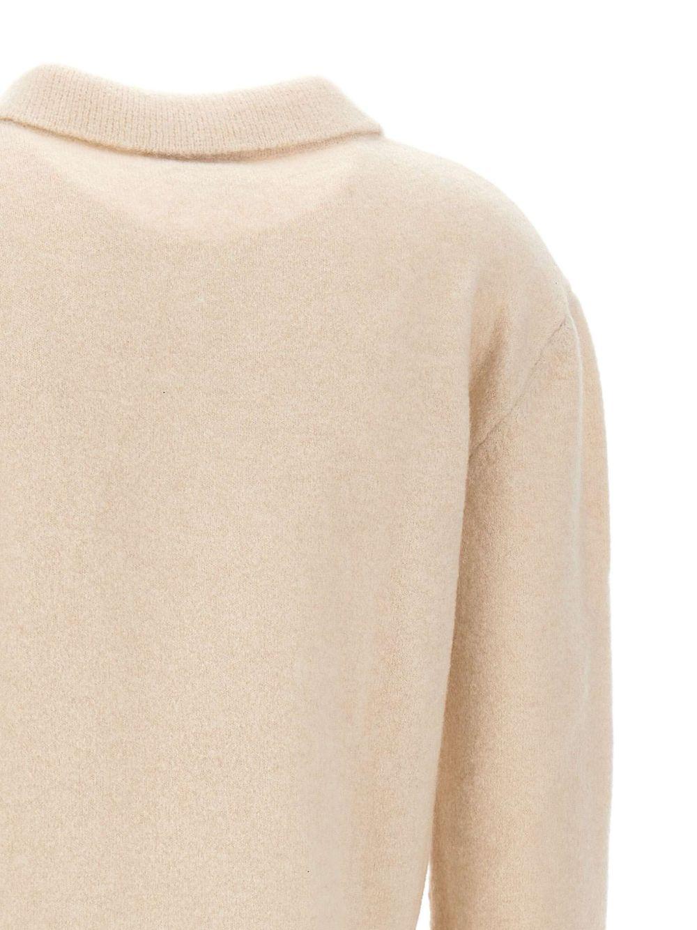 Polo a maniche lunghe in beige Laneus - uomo 