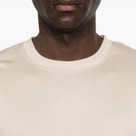 T-shirt girocollo in beige Eleventy - uomo 
