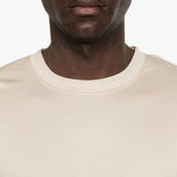T-shirt girocollo in beige Eleventy - uomo 