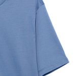 T-shirt girocollo in azzurro Kangra - uomo 