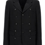Blazer asimmetrico monopetto in nero Comme des Garçons Homme Plus - uomo 