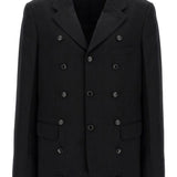 Blazer asimmetrico monopetto in nero Comme des Garçons Homme Plus - uomo 