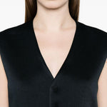 Gilet con tasca e bottoni in blu Blazé milano - donna 