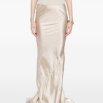 Gonna maxi coda in avorio Rick owens - donna 