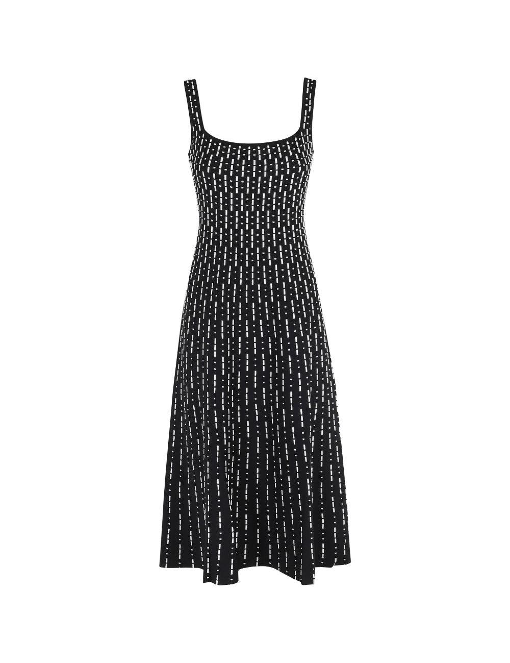 Abito midi ellison in nero staud - donna 