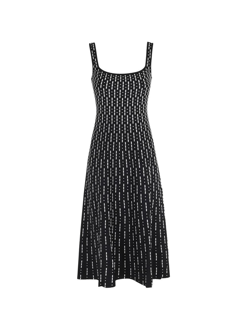 Abito midi ellison in nero staud - donna 